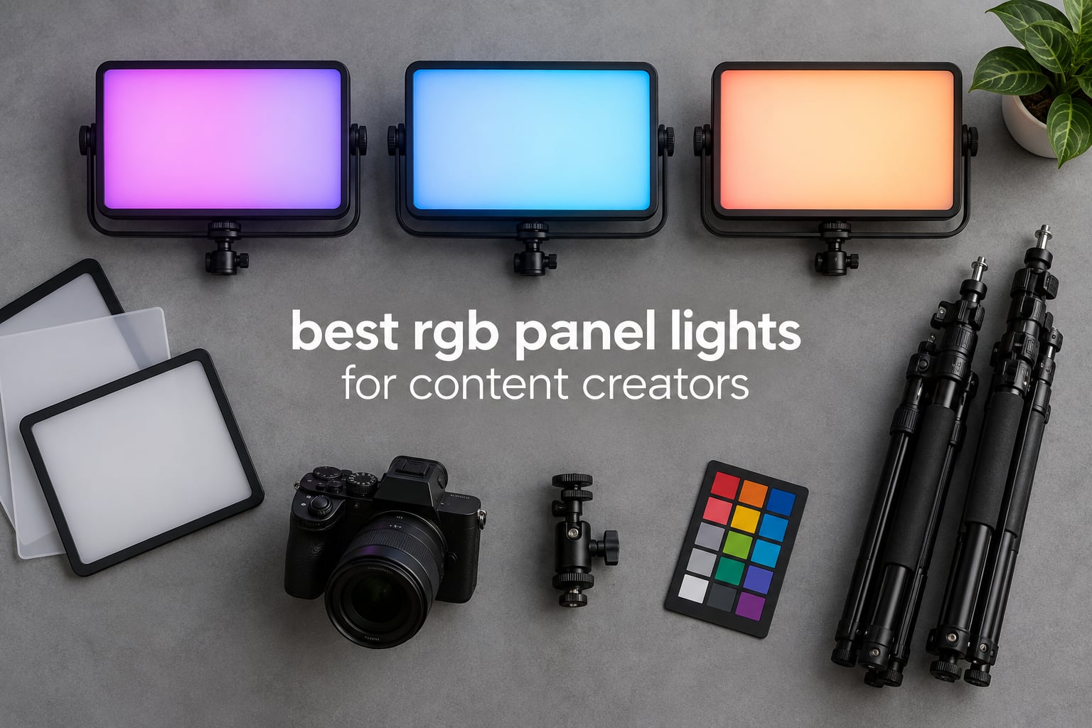 best rgb panel lights for content creators
