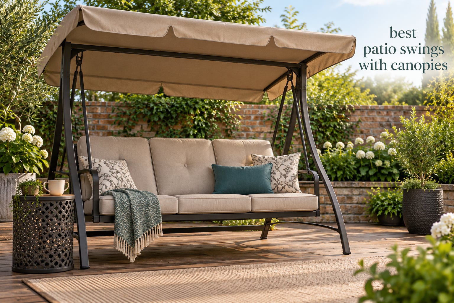 best patio swings with canopies