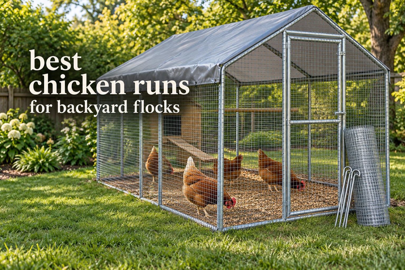 best chicken runs for backyard flocks