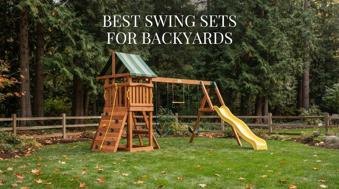 best swing sets for backyards