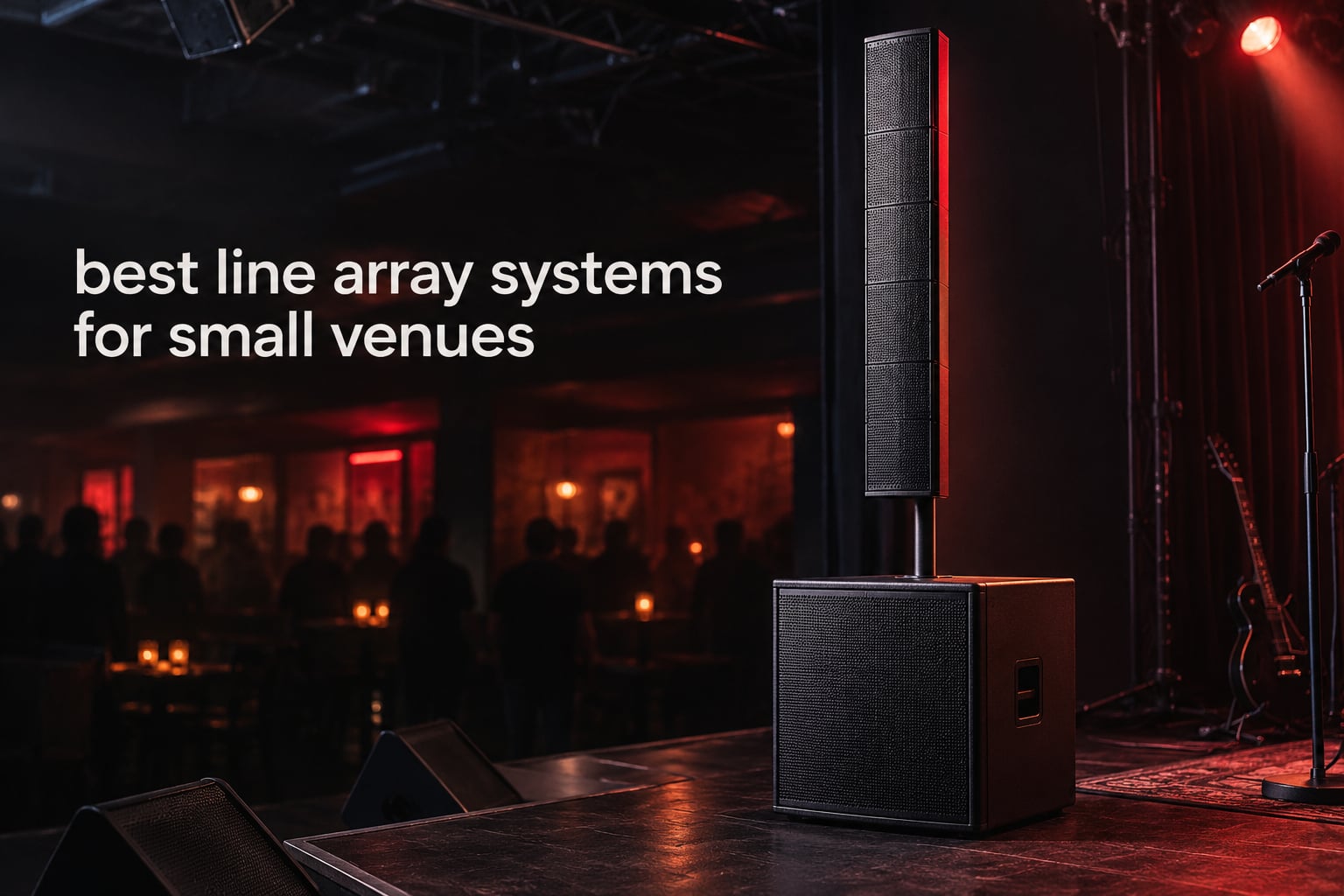 best line array systems for small venues