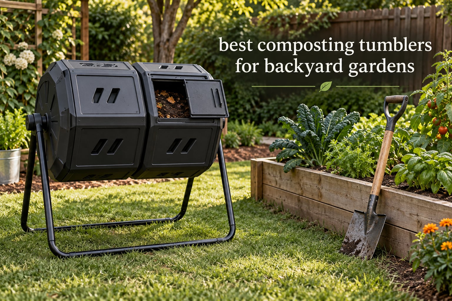 best composting tumblers for backyard gardens