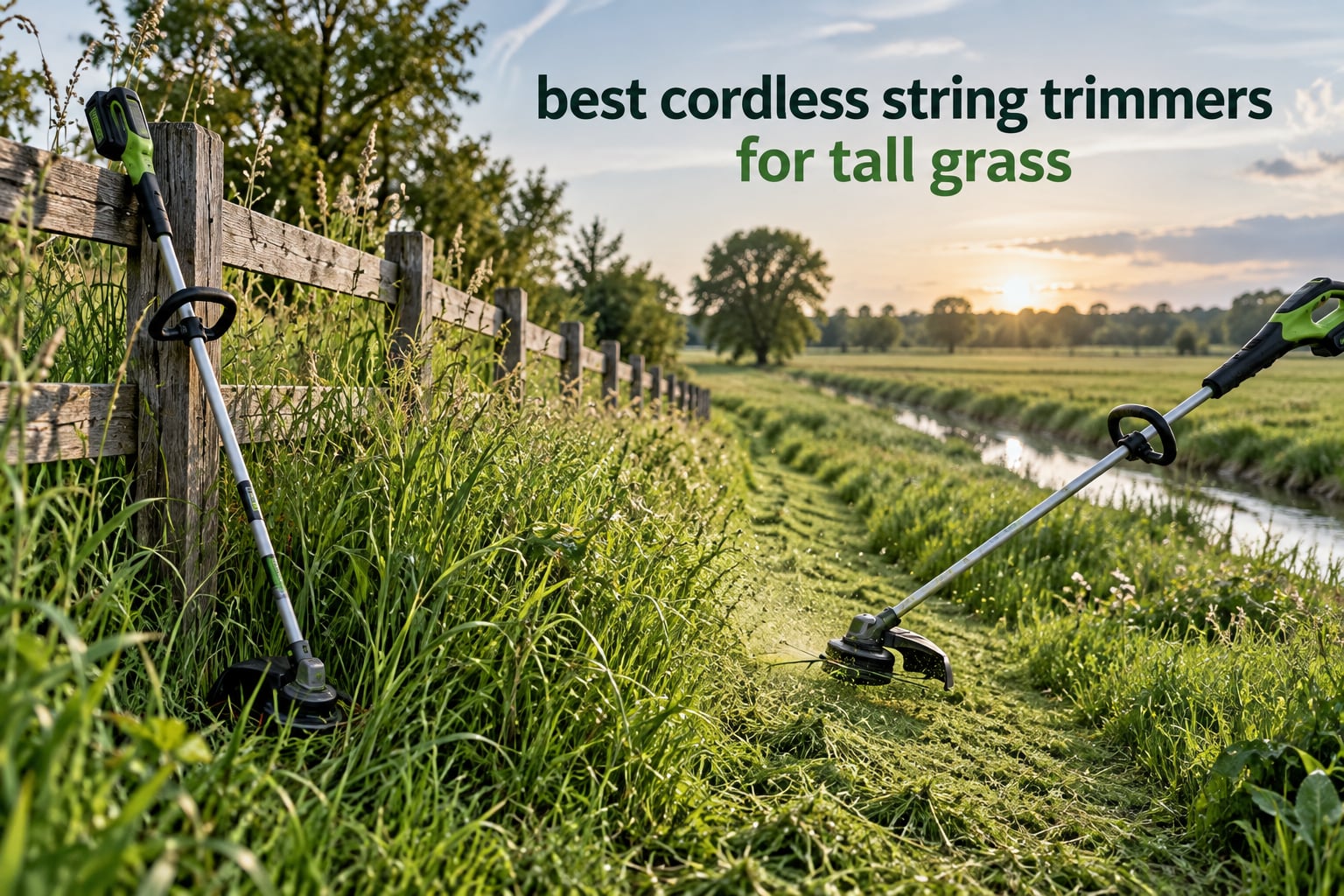 best cordless string trimmers for tall grass
