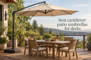 best cantilever patio umbrellas for decks
