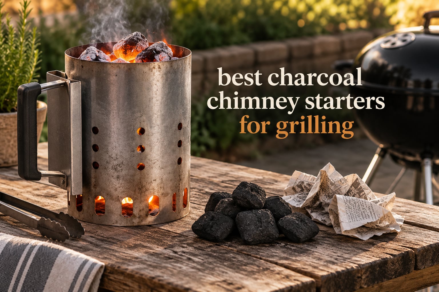 best charcoal chimney starters for grilling