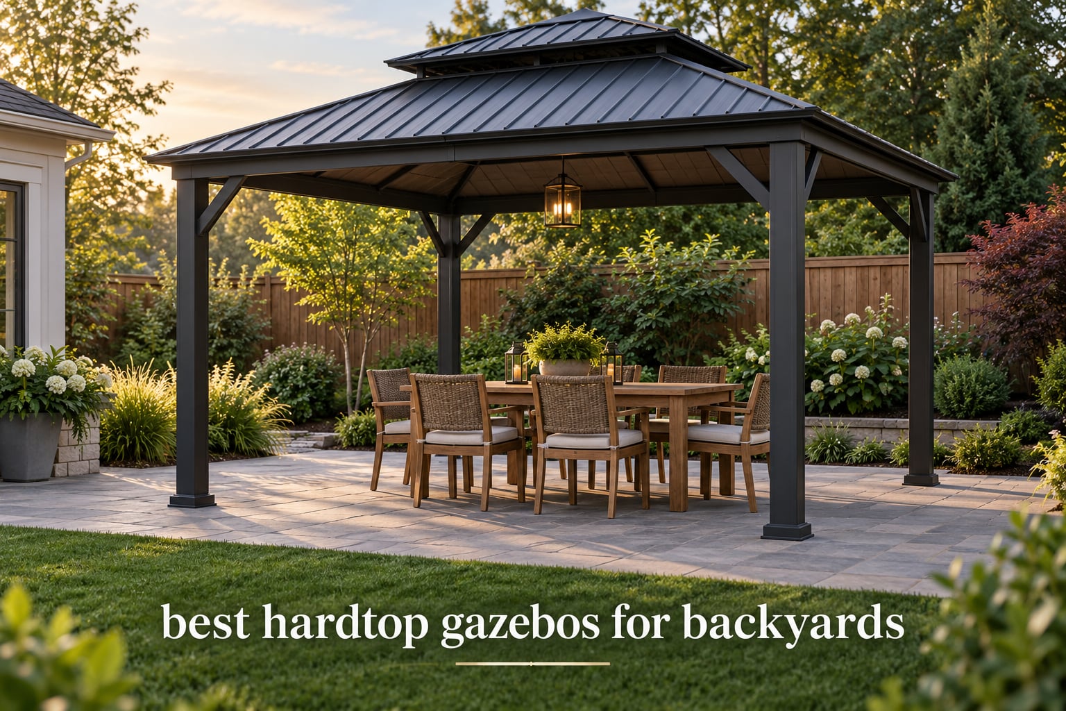 best hardtop gazebos for backyards