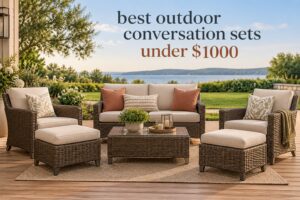 best outdoor conversation sets under $1000