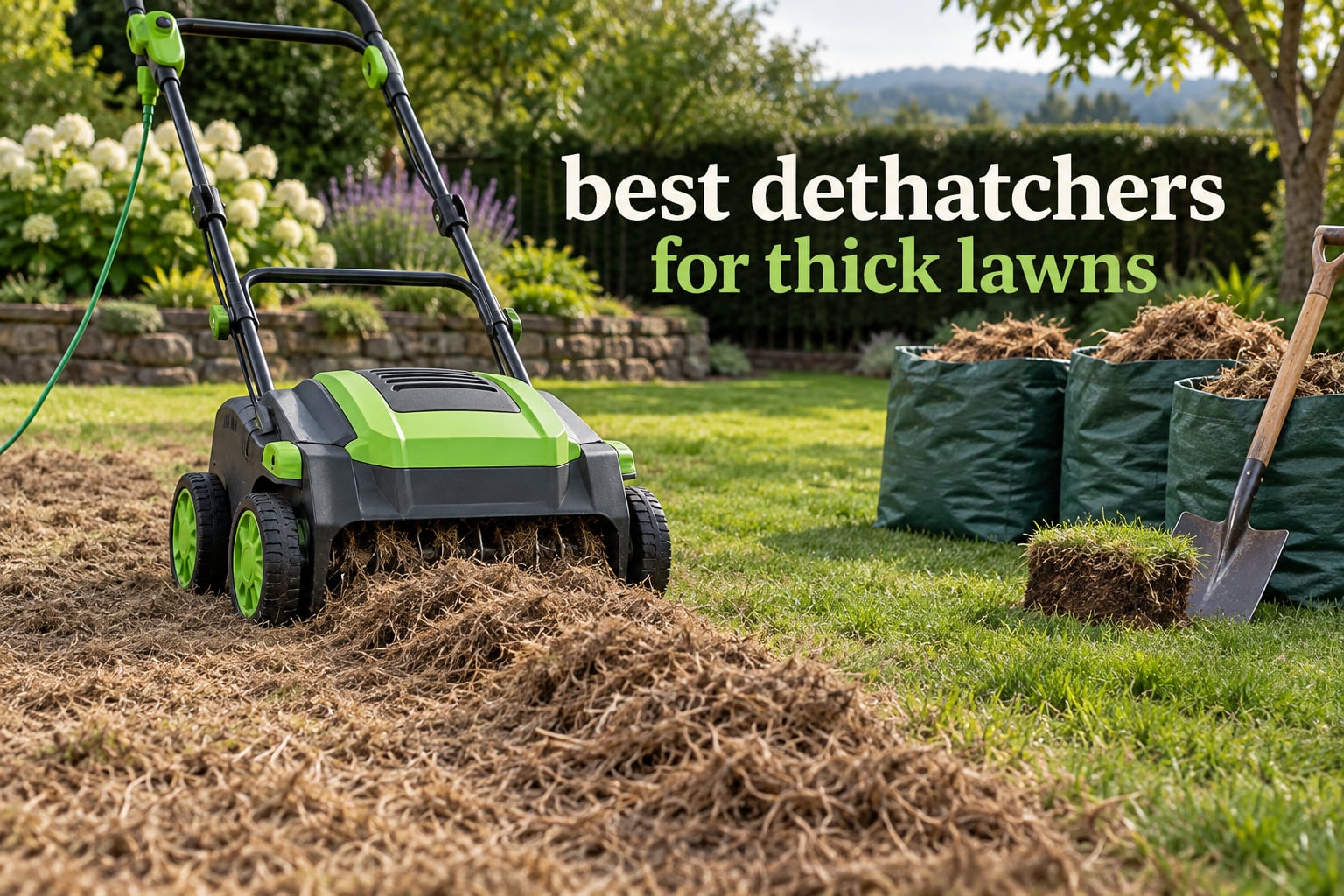best dethatchers for thick lawns