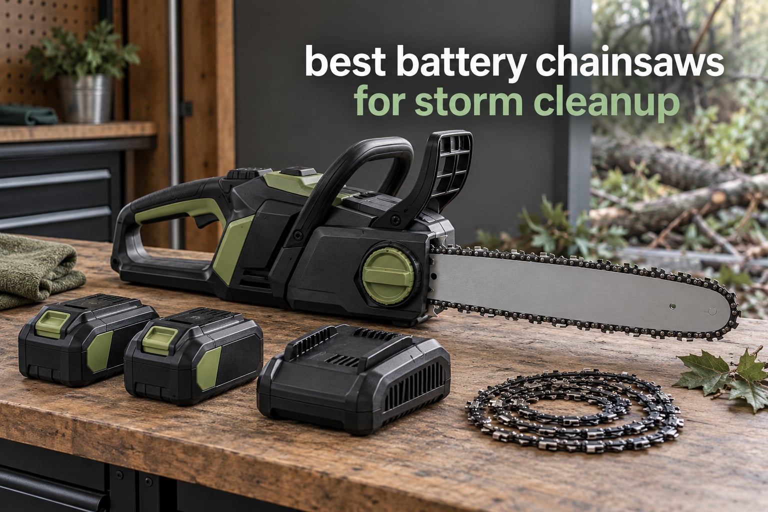 best battery chainsaws for storm cleanup