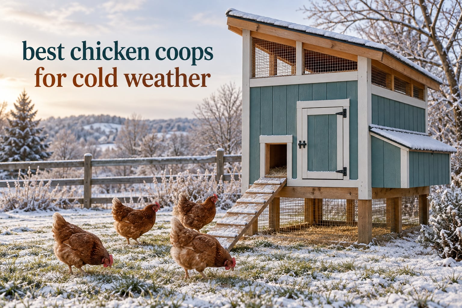 best chicken coops for cold weather