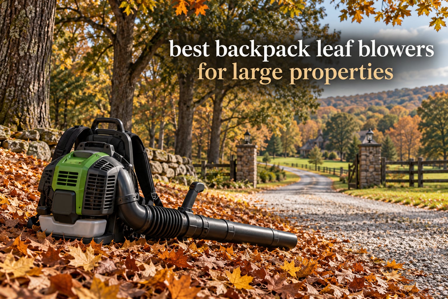 best backpack leaf blowers for large properties
