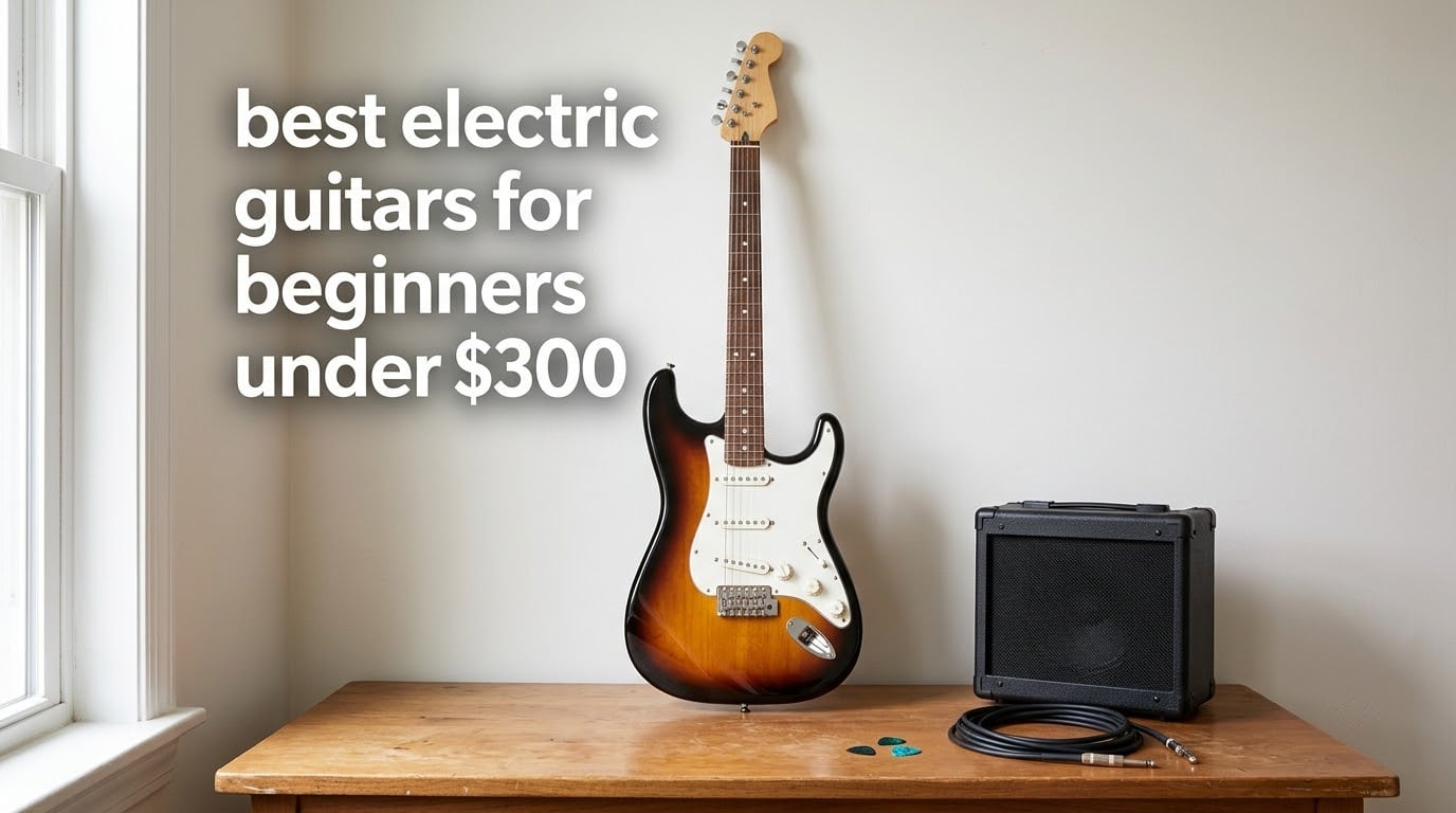 best electric guitars for beginners under $300