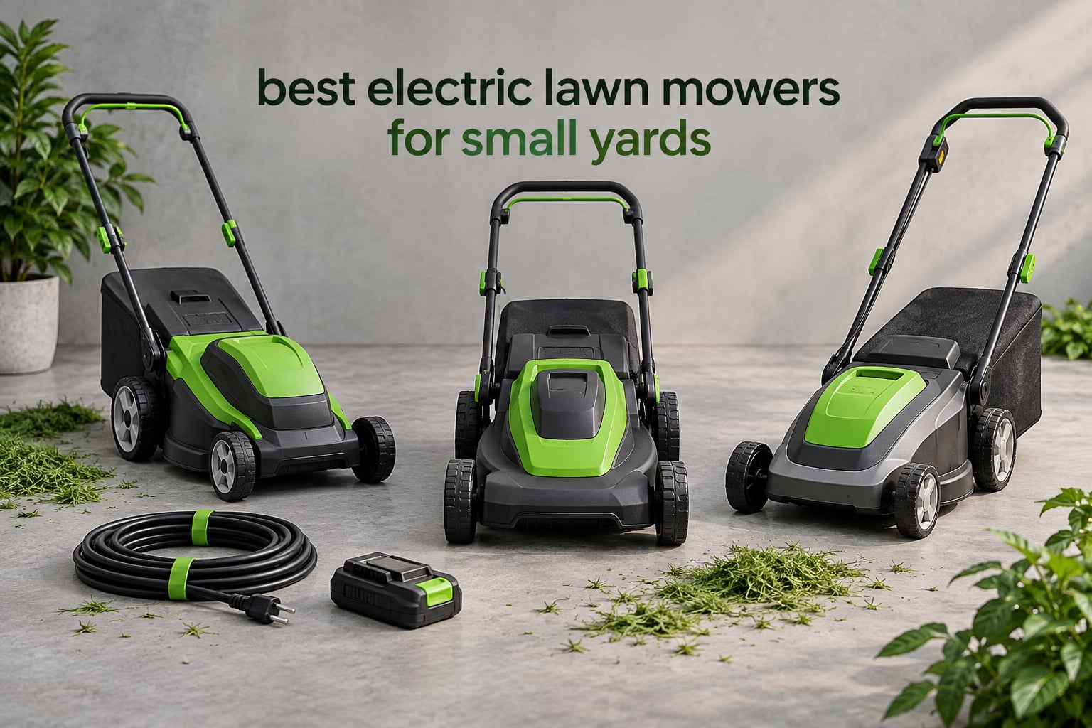 best electric lawn mowers for small yards