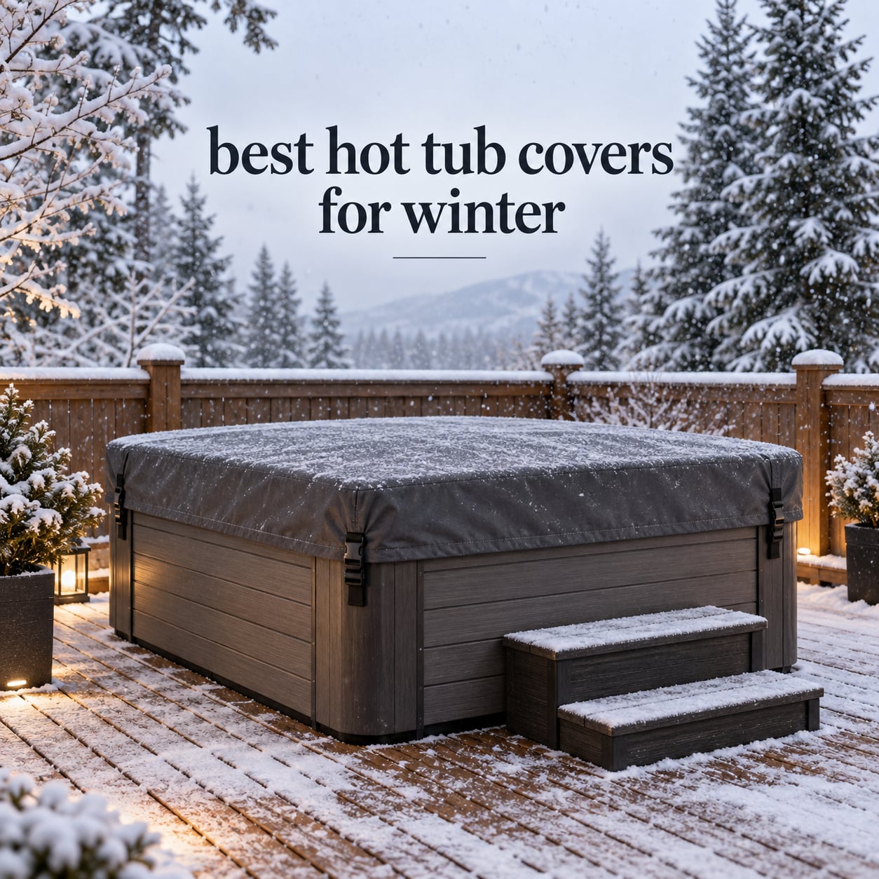 best hot tub covers for winter