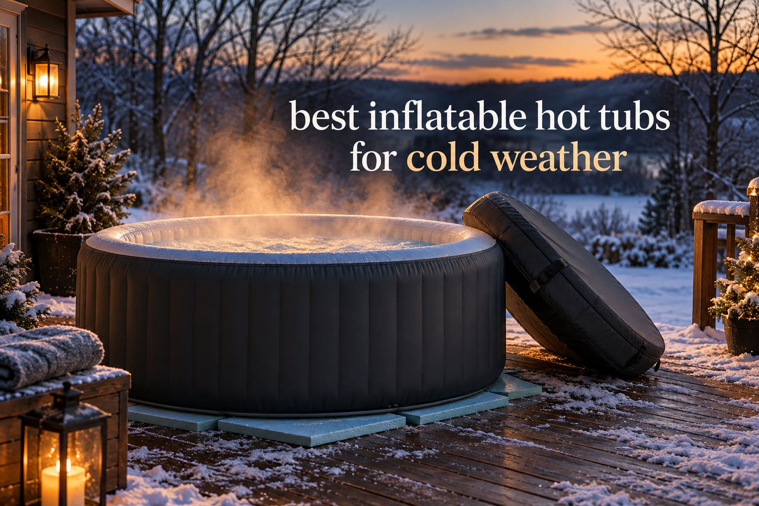 best inflatable hot tubs for cold weather