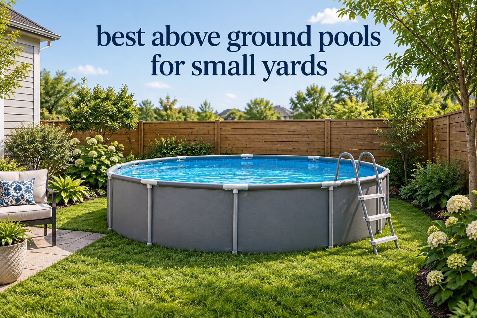 best above ground pools for small yards