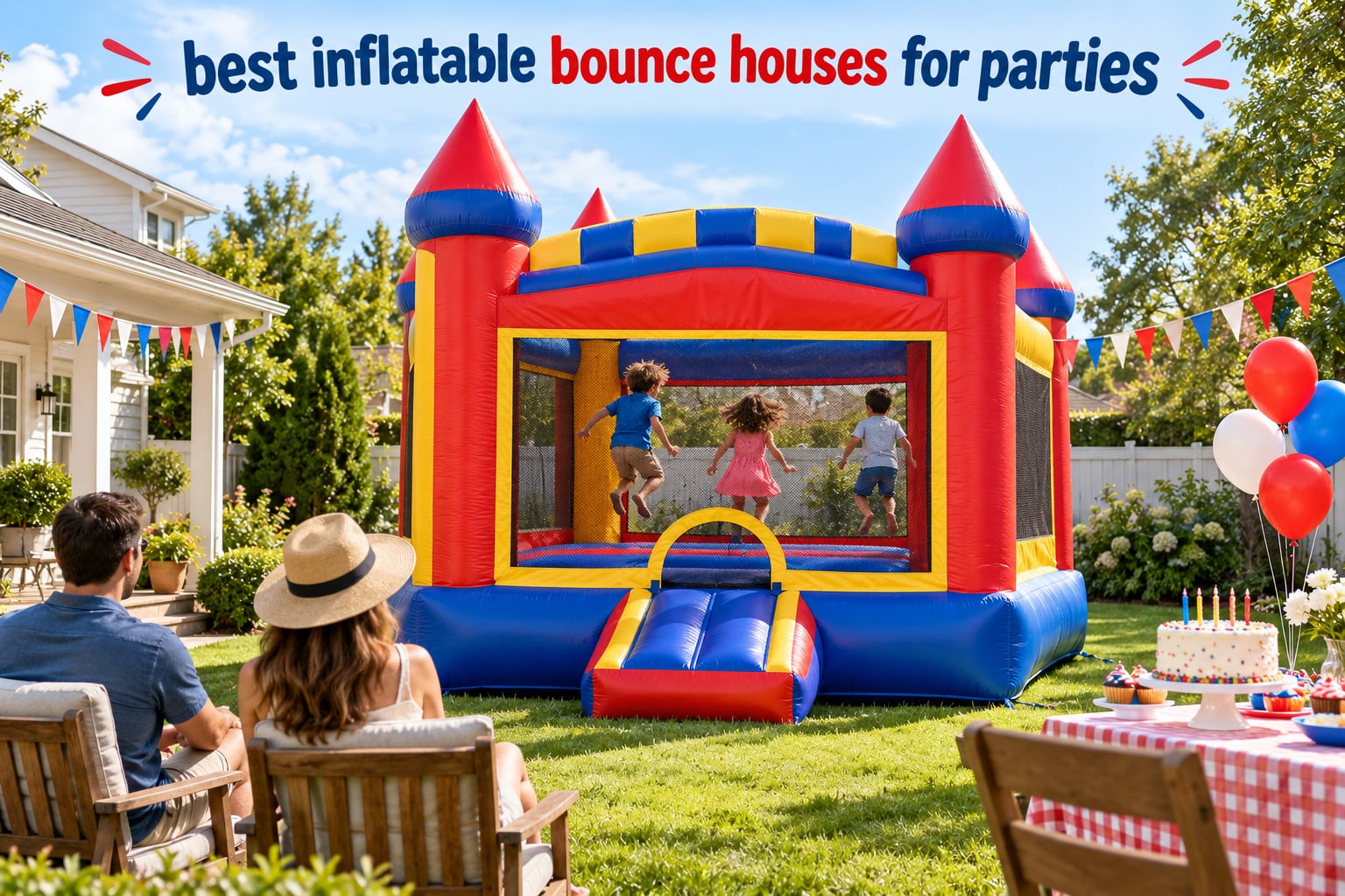 best inflatable bounce houses for parties