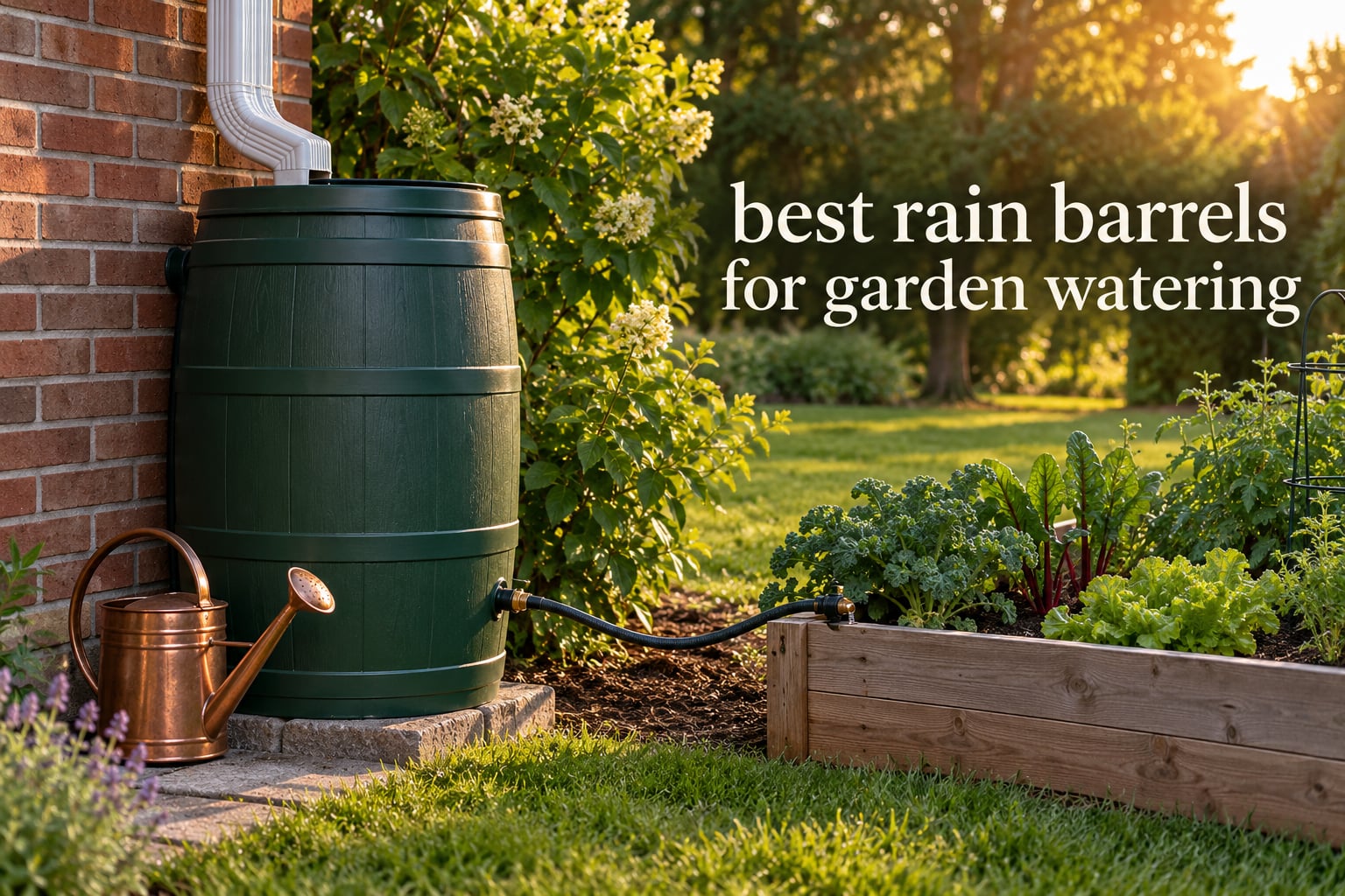 best rain barrels for garden watering