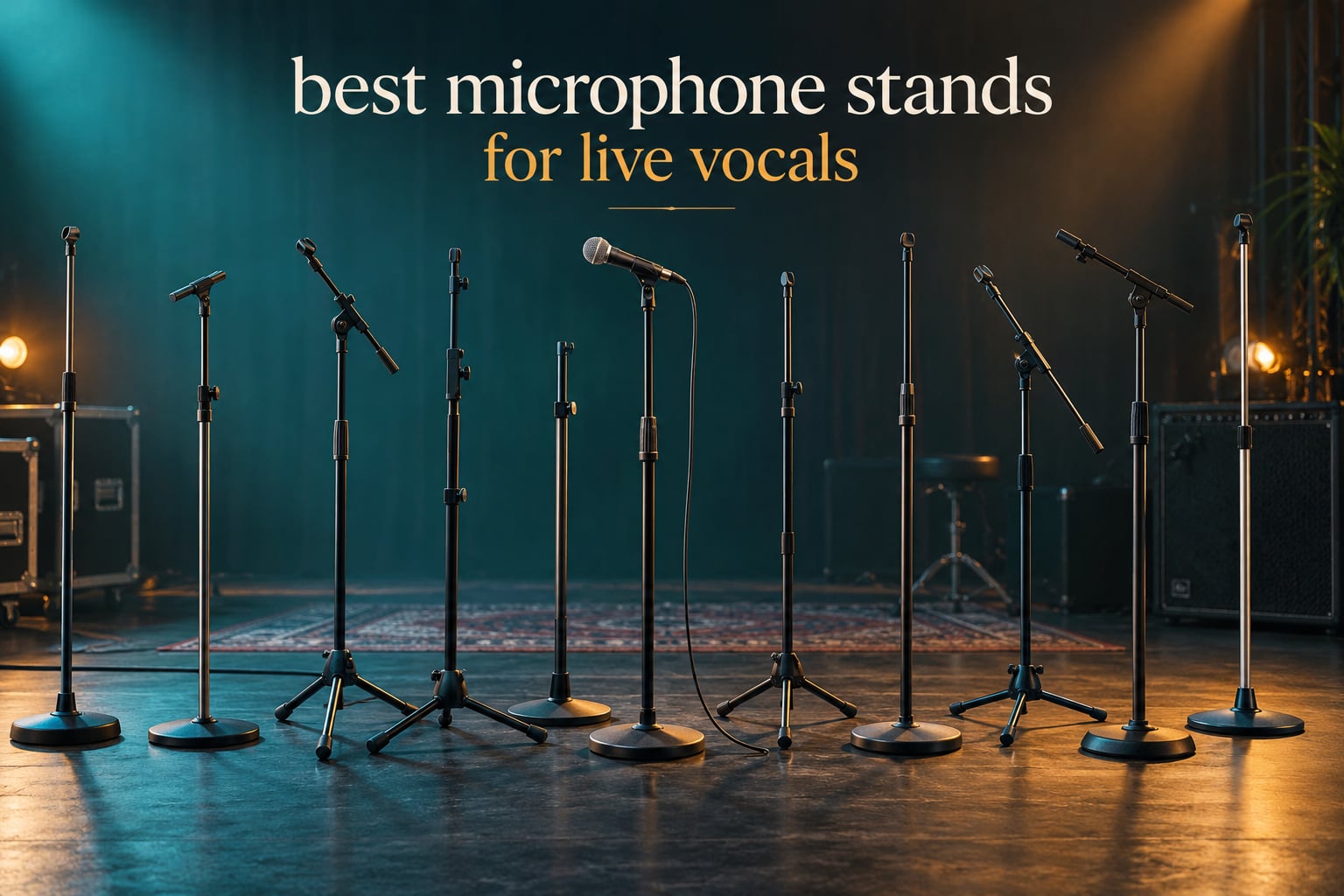 best microphone stands for live vocals