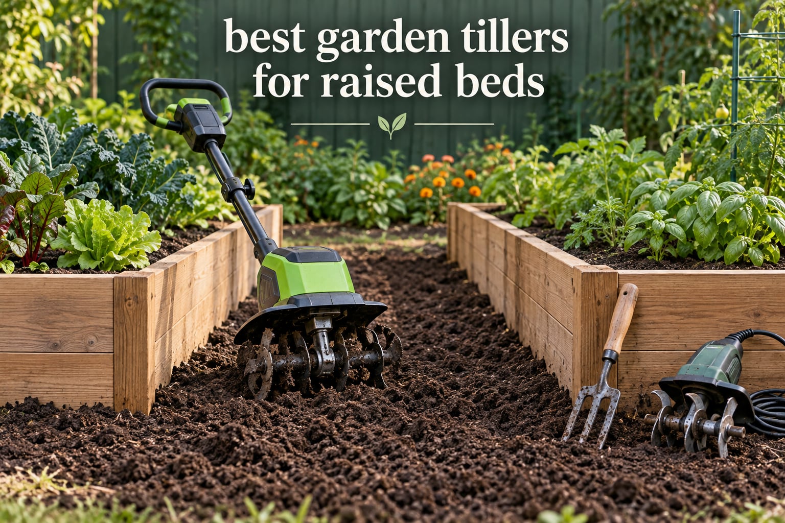 best garden tillers for raised beds