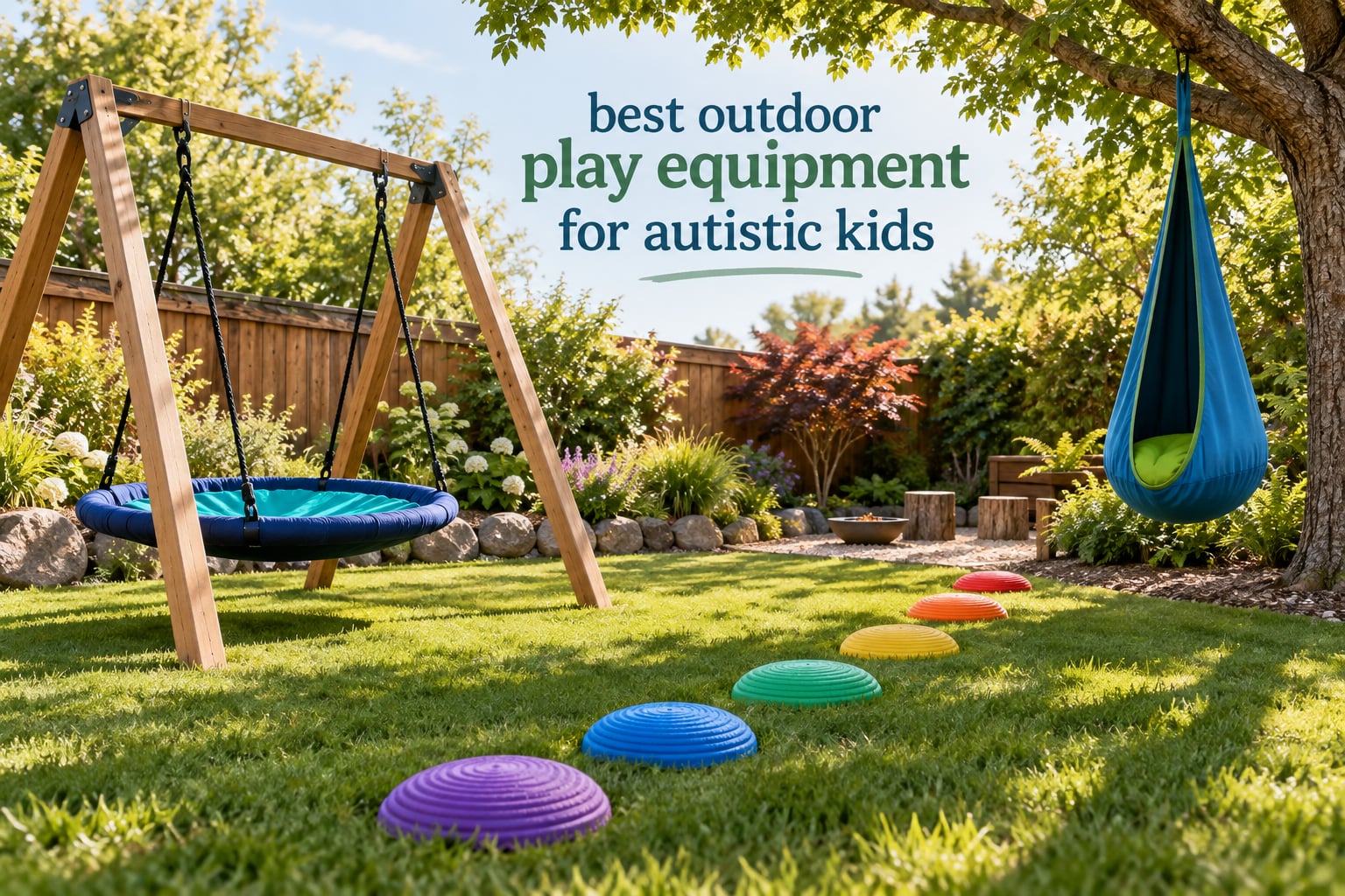 best outdoor play equipment for autistic kids
