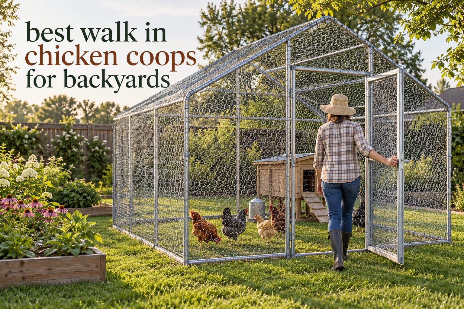 best walk in chicken coops for backyards