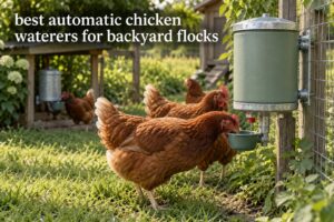 best automatic chicken waterers for backyard flocks
