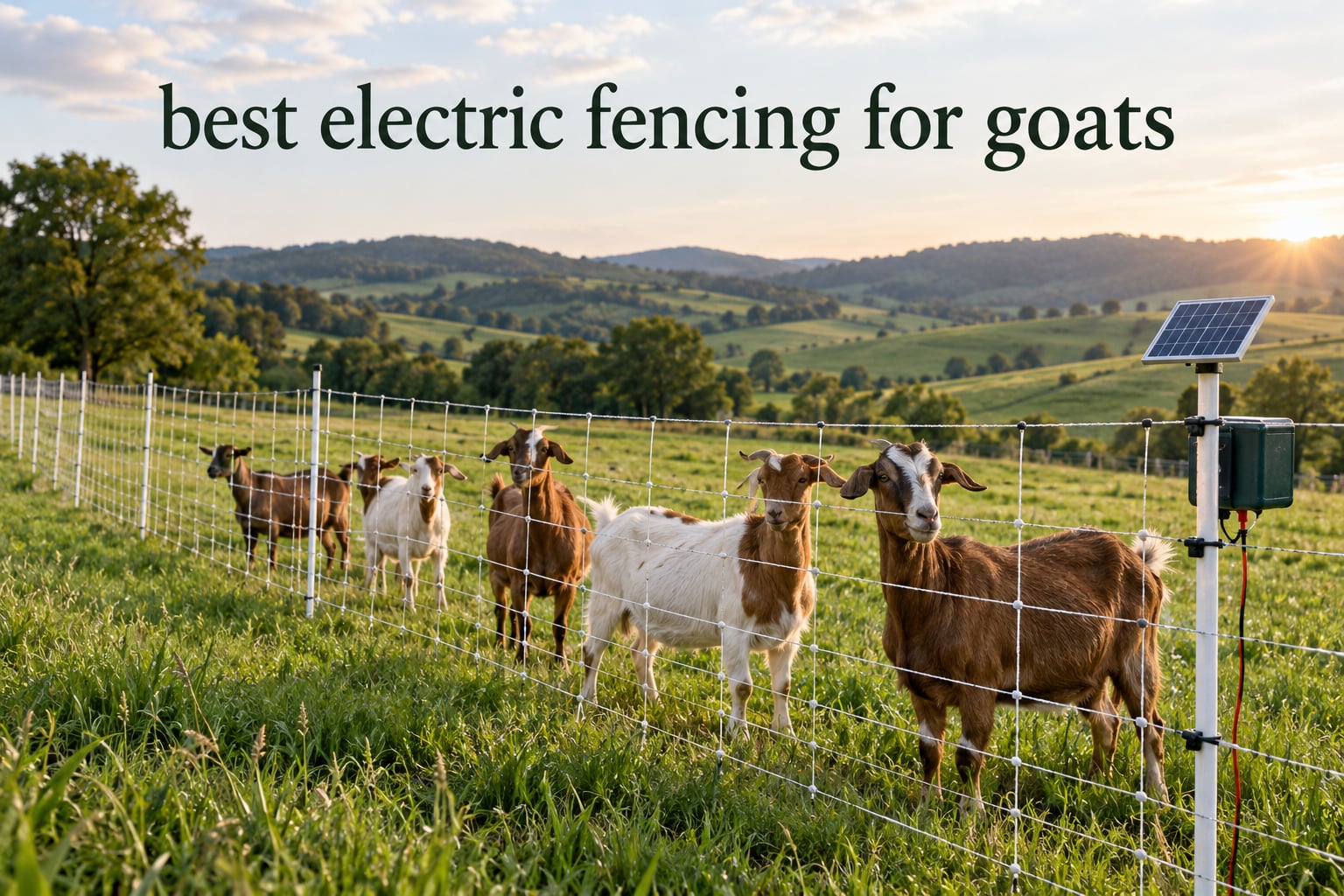 best electric fencing for goats