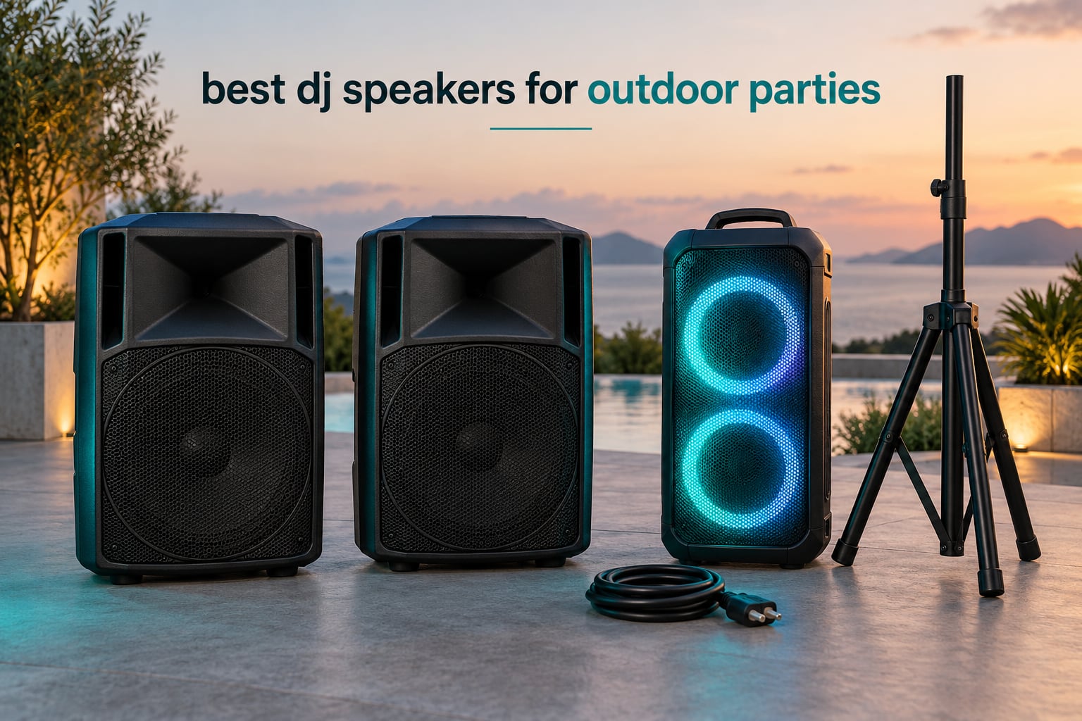 best dj speakers for outdoor parties