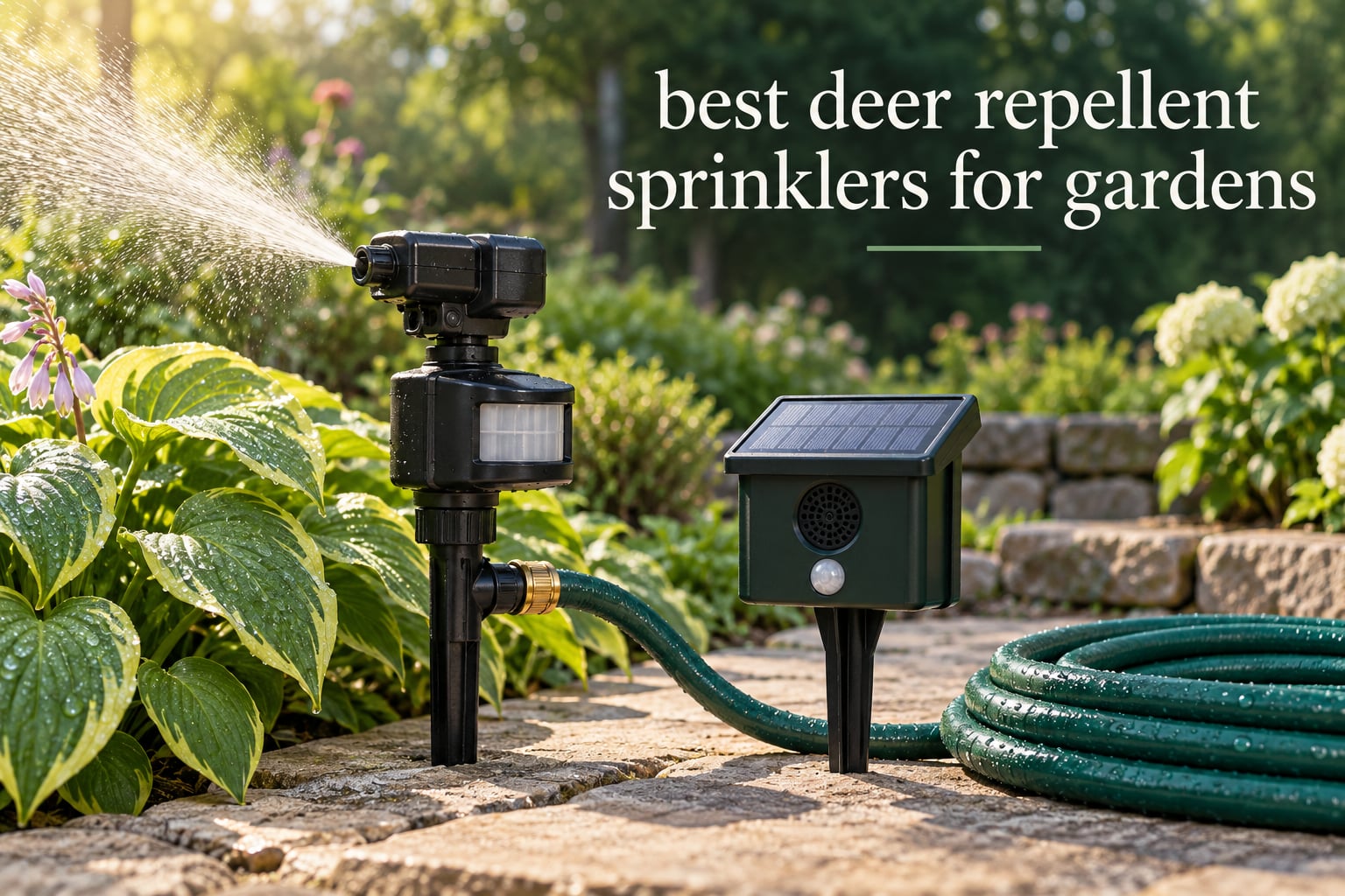 best deer repellent sprinklers for gardens