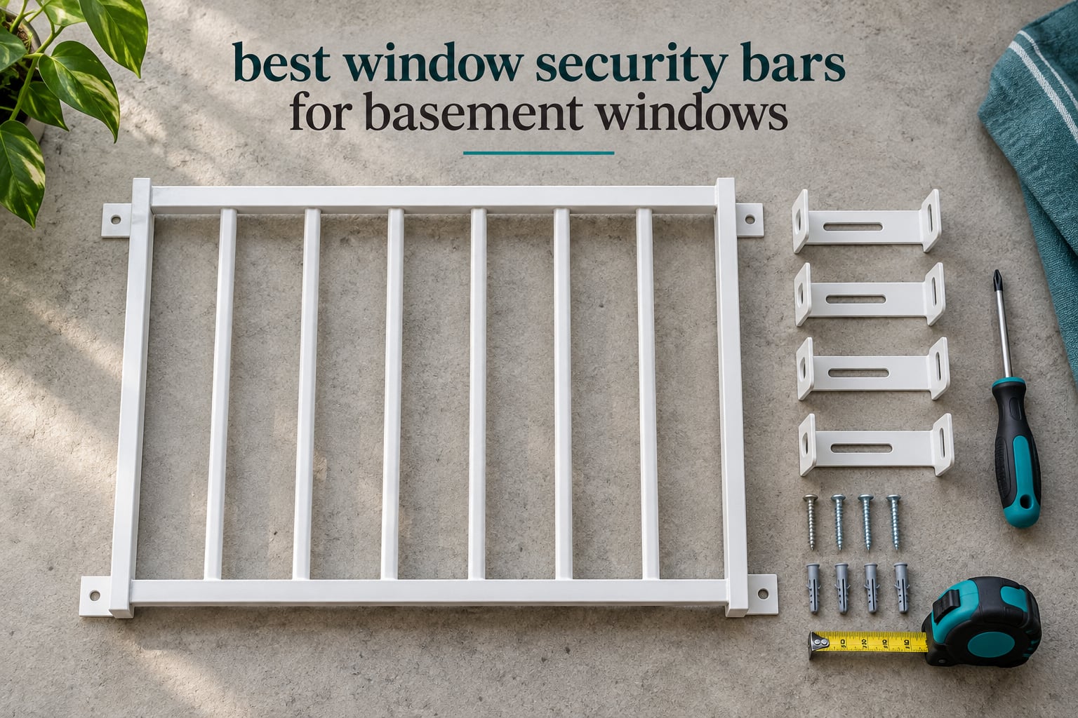 best window security bars for basement windows
