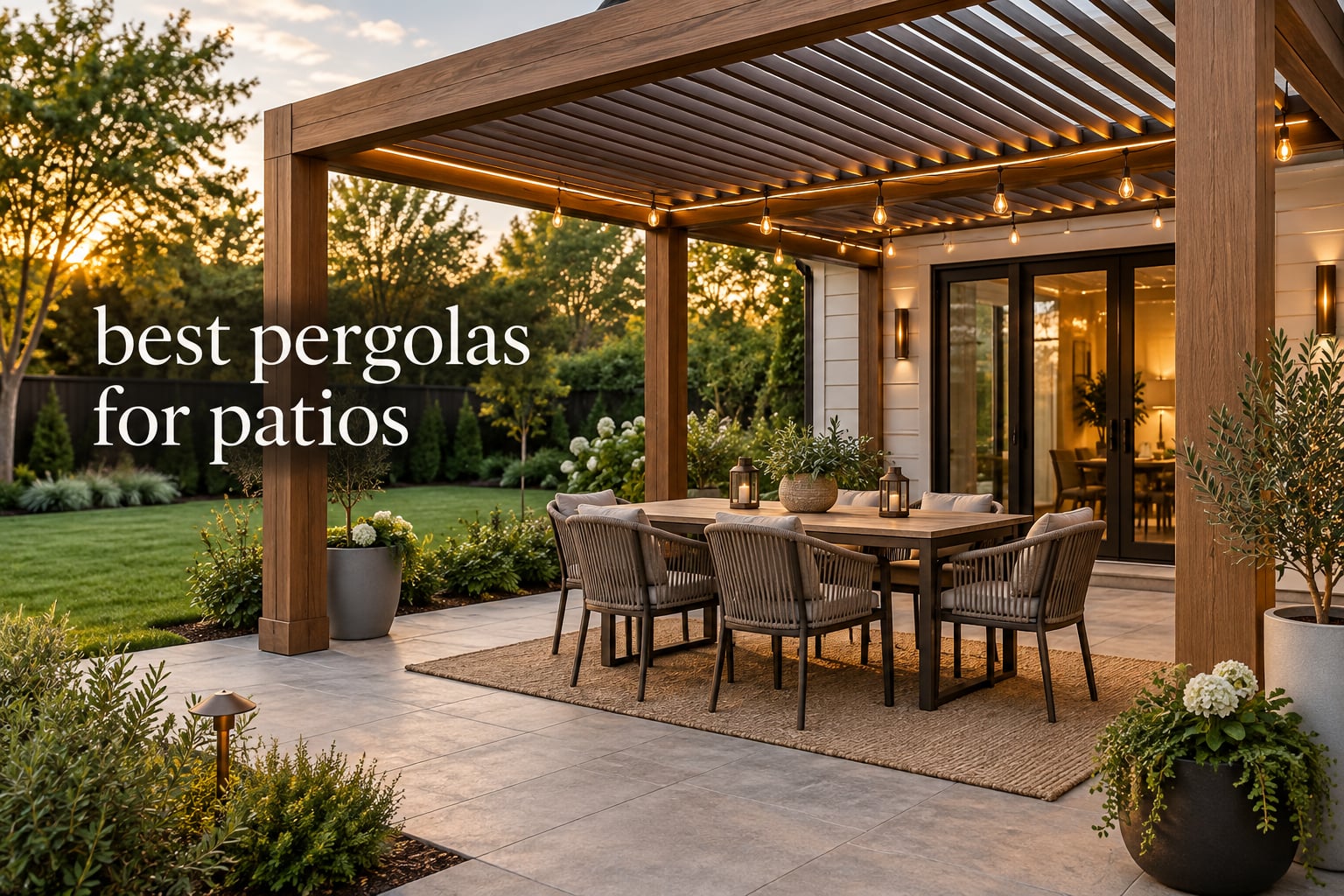 best pergolas for patios